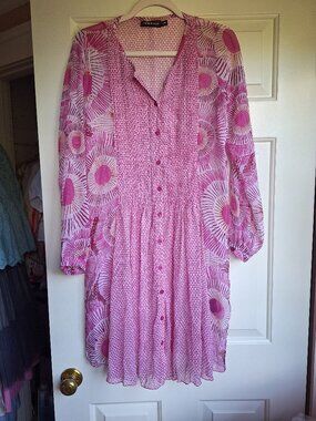 Antik Batik Pink Dress S NWOT